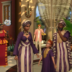 The Sims 4 Royalty and Legacy dynasty family