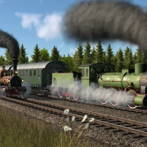 Transport Fever 3 Early European Locomotives mod