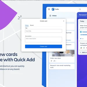 Trello Quick Add window